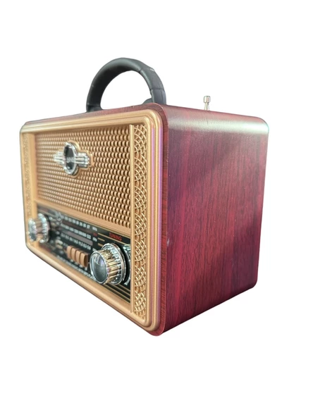 NNS Ns-8098 Usb / Tf Kart / Fm Retro Taşınabilir Bluetooth Hoparlör - 3