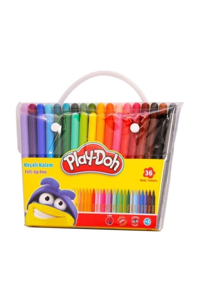 Play Doh 36 Renk Keçeli Kalem