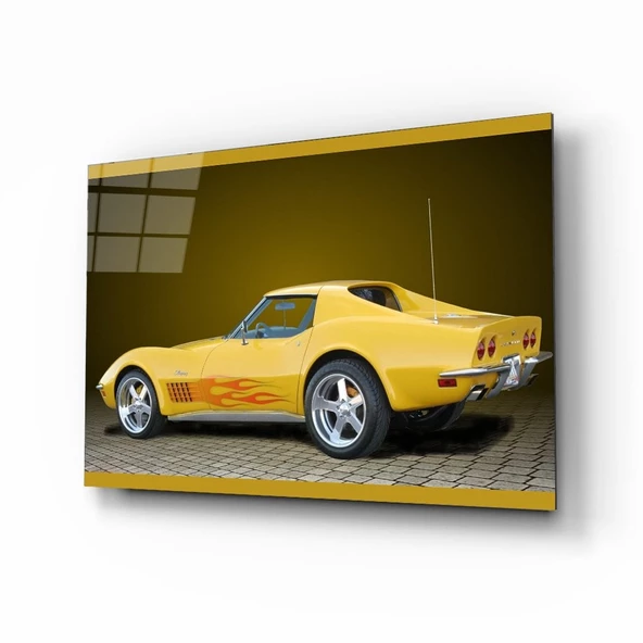 Araba Dekoratif ve Modern Cam Tablo