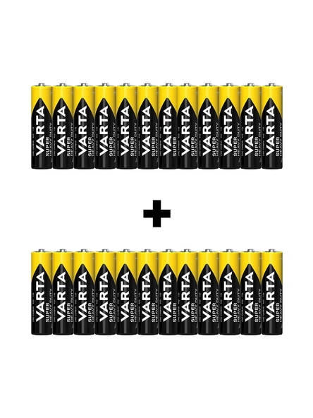 Varta Super Heavy Duty AAA İnce Kalem Pil 24'lü