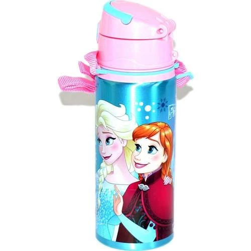 Hakan Çanta Frozen Pipetli Okul Suluğu Çelik Matara 97826 Orjinal