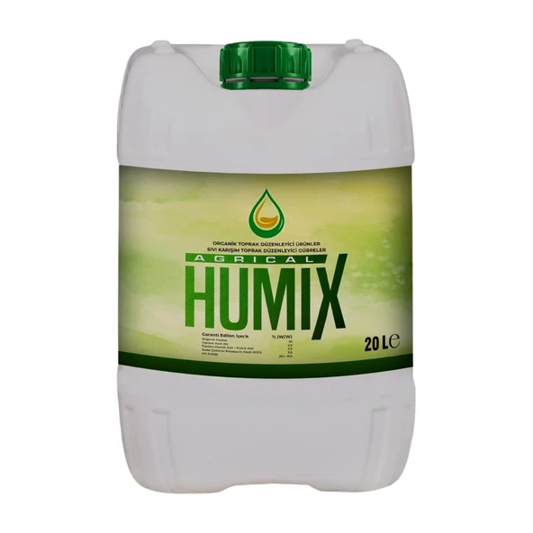 Agrical Humix Sıvı Karışım Toprak Düzenleyici Organik Gübre 20 LT