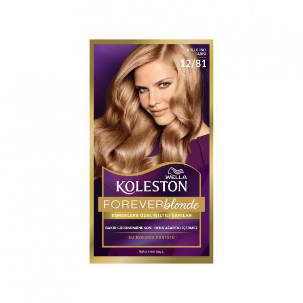 Koleston Kit Saç Boyası 12/81 Küllü İnci Sarısı