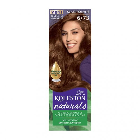 Koleston Naturals  6/73 Ayışığı Kahvesi Kalıcı Krem Boya