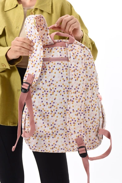 Klinkır Okul Çantası Sırt Çanta Günlük Gezi Spor Seyahat Tatil Çok Gözlü Laptop Bölmeli - 3