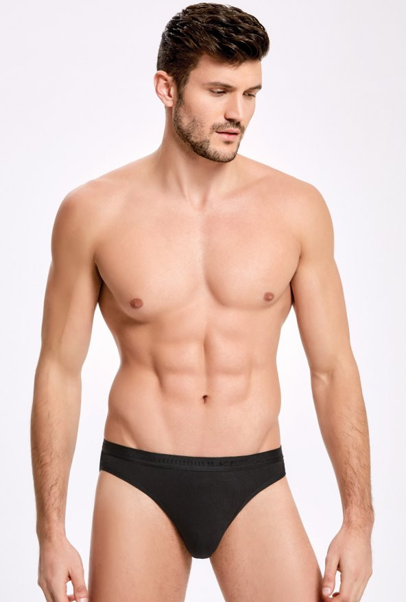 İlke 1210 Erkek Likralı Sport Slip Külot - 1