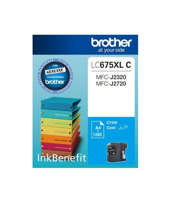 Brother LC675XL / MFC-J2320 / MFC-J2720 Mavi Orjinal Kartuş