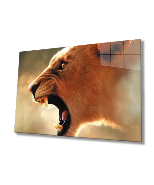 Aslan Dekoratif ve Modern Cam Tablo ürün görseli