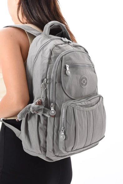 8860 Unisex Klınkır Maymunlu Günlük ve Okul Sırt Çantası - 2