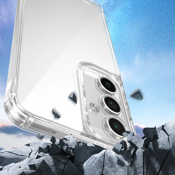 Samsung Galaxy S24 FE Kılıf Airbagli Takılabilir Askı Aparatlı Snap Silikon Kapak - Resim 5