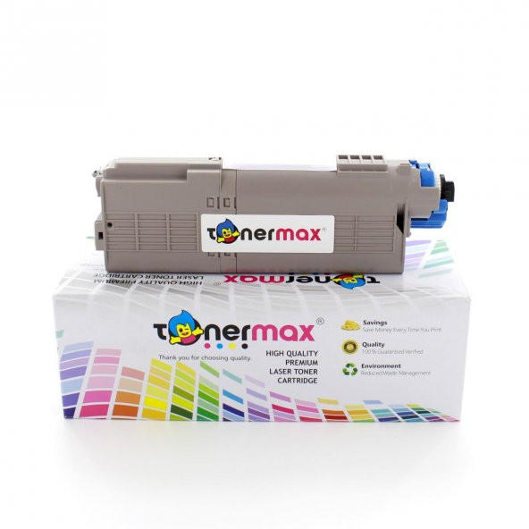 Oki MC563dn Muadil Toner Mavi - Resim 2