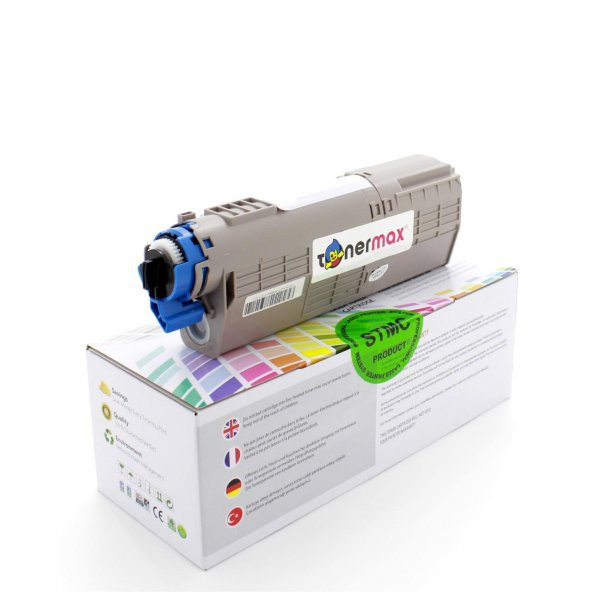 Oki MC563dn Muadil Toner Mavi - Resim 5