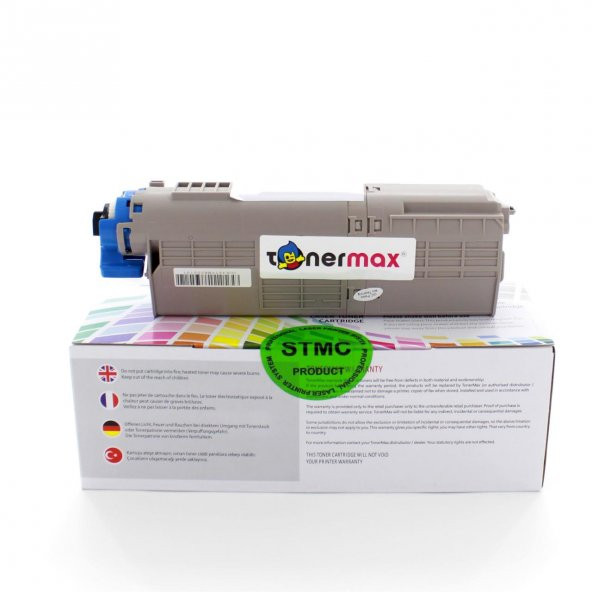 Oki MC563dn Muadil Toner Mavi - Resim 10