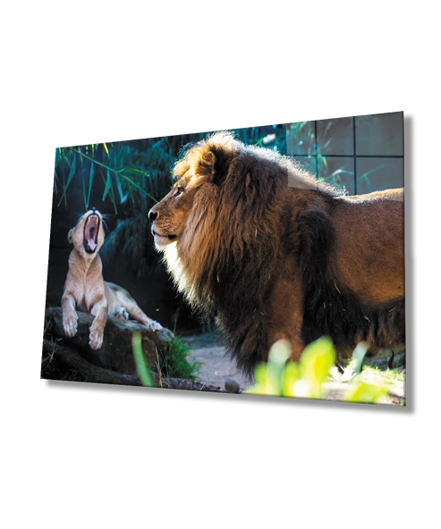 Aslan Dekoratif ve Modern Cam Tablo ürün görseli