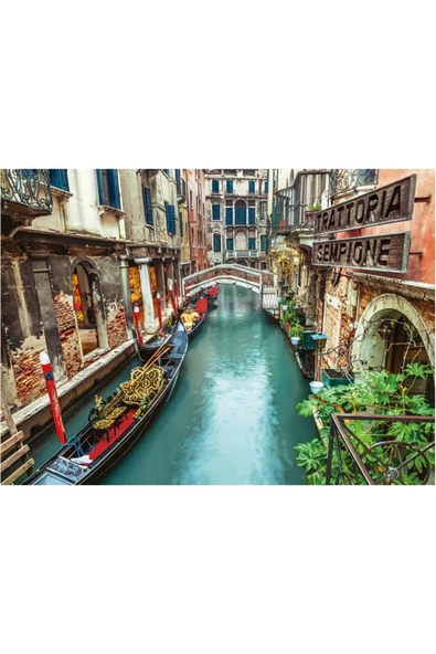 Clementoni Venice Canal 1000 Parça High Quality Collection Yetişkin Puzzle - 4