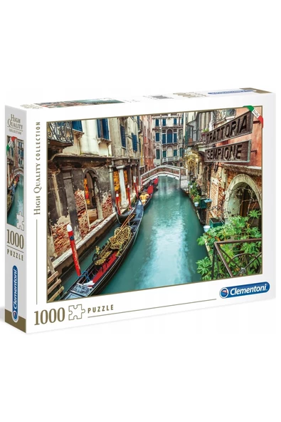 Clementoni Venice Canal 1000 Parça High Quality Collection Yetişkin Puzzle