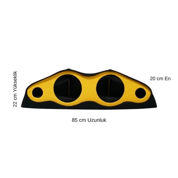 Universal Sarı Renkli Kapaklı Pandizot 20 cm - 1