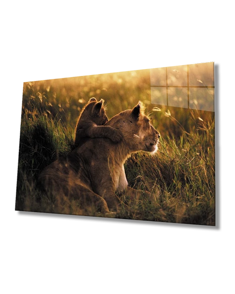 Aslan Dekoratif ve Modern Cam Tablo ürün görseli