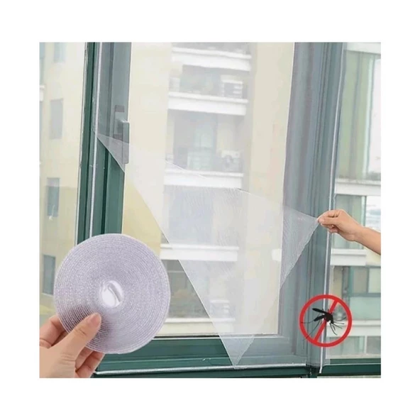 Pencere Sinekliği 70cmx125cm 4m Bant Pencere Tül Sineklik - 4