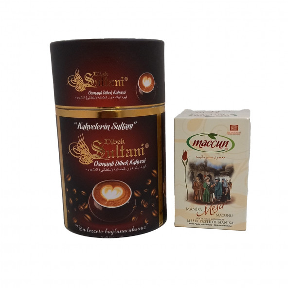 Sultani Dibek Kahvesi 250 gr ve Mesir Macunu 220 gr-2 li Avantaj Paket - 1