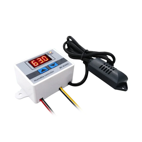 XH-W3005 220V Dijital Nem Kontrol Cihazı 1500W Kuluçka Sera Depo - 4
