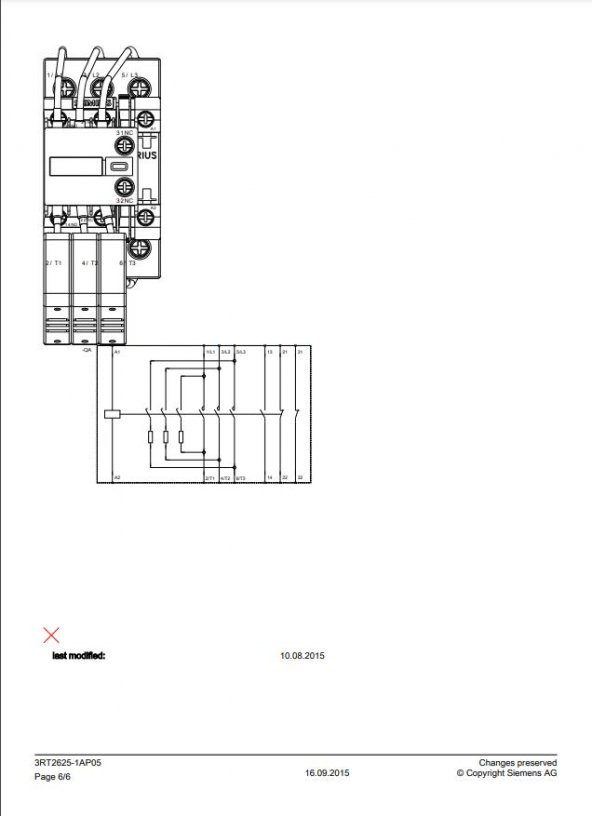 Siemens 3RT2625-1AP05 16,5 Kvar Kompanzasyon Kontaktörü - Resim 5