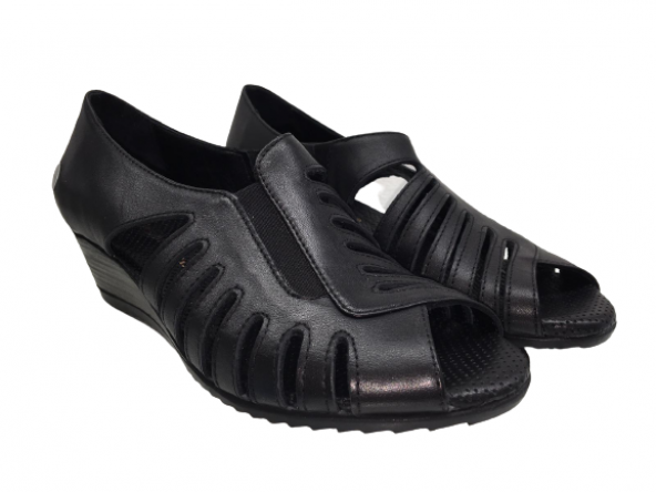 Mammamia D21YA-610 Siyah Bayan Ayakkabı