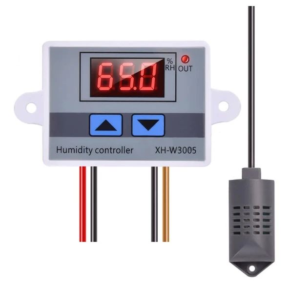 XH-W3005 220V Dijital Nem Kontrol Cihazı 1500W Kuluçka Sera Depo - 2