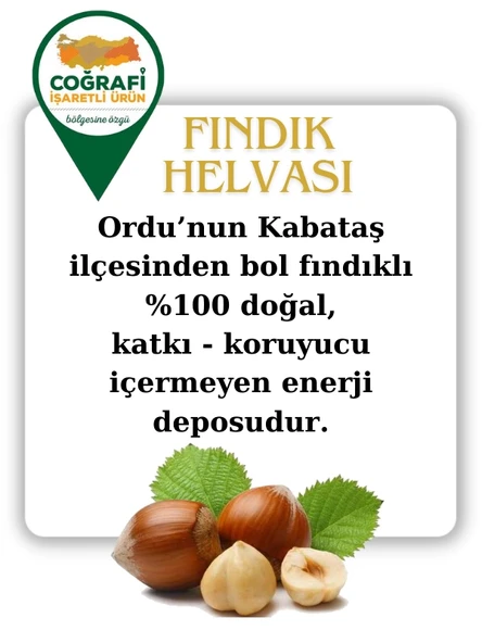 Kabataş Fındık Helvası 1 KG - Resim 2