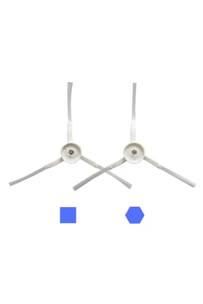 Xiaomi Mi Robot Vacuum mop Essential Uyumlu 12 Adet Robot Süpürge Yan Fırçası ( Vidayla Birlikte ) - Resim 3