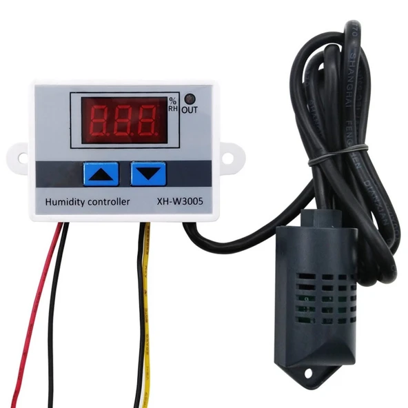 XH-W3005 220V Dijital Nem Kontrol Cihazı 1500W Kuluçka Sera Depo - 6