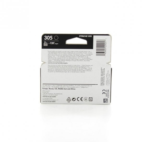 Hp 305 3YM61AE Siyah Orjinal Kartuş - 5