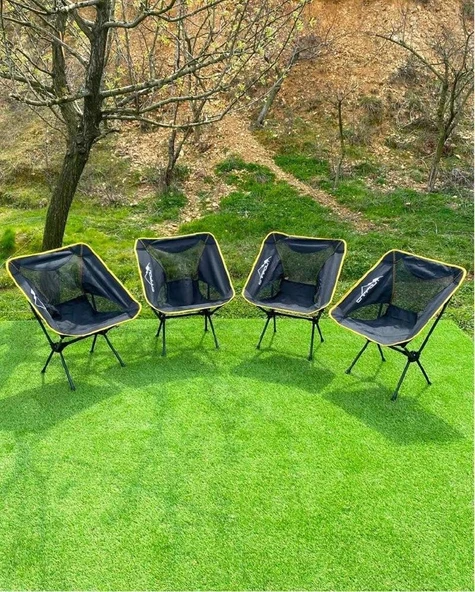 NURGAZ CAMPOUT 4'LÜ PRATİK SANDALYE SET