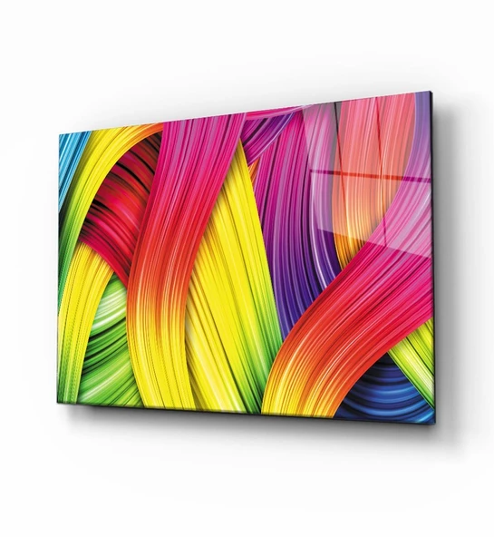 Soyut Dekoratif ve Modern Cam Tablo ürün görseli