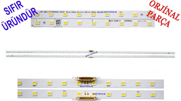 SAMSUNG, QE55Q60RAT, QE55LS01TAU, QE55LS01RAU, QE55LS01BAU, V9Q6-550SM0-R0, LED BAR, QM55R, QM55R-T, QE55LS01RAU, QE55LS01TAU, QE55Q60RAT, QE55Q60TAU, QE55Q70TAT, BN61-16156A, 19Y_Q60_STC550AZ8_3030F_Blue_52ea Rev2.0_181112, 48109A - 2