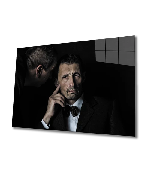 Baba Dekoratif ve Modern Cam Tablo ürün görseli