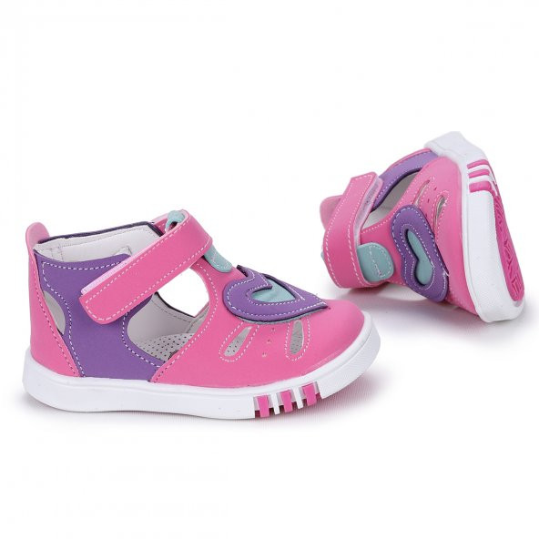 Kiko Kids Kız Çocuk İlk Adım Ayakkabı Şb 2608-13 Fuşya - Mor
