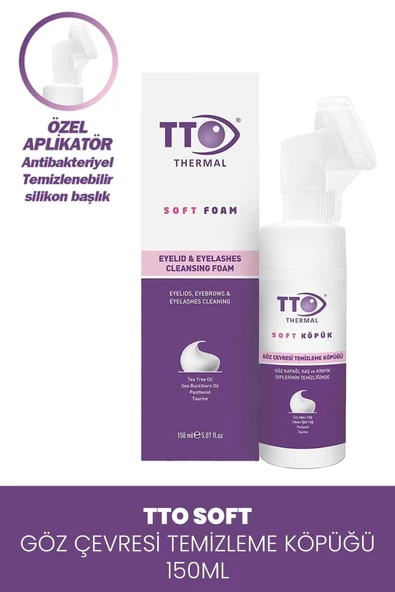 TTO Soft Göz Çevresi Temizleme Köpüğü Aplikatörlü 150 ml