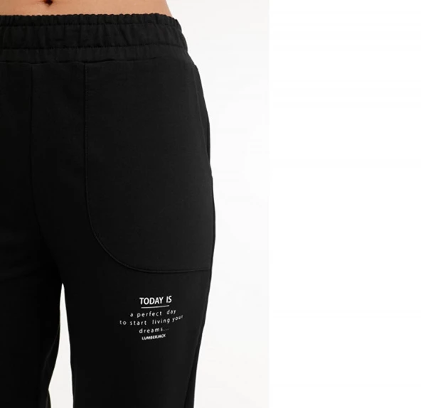 Lumberjack Anna 22CT170 Siyah Kadın Eşofman Altı - Resim 3