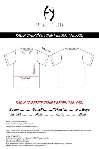 Rolling Quartz Fearless Beyaz Kadın Oversize Tshirt