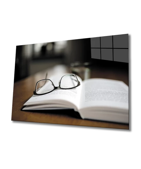 Gözlük Dekoratif ve Modern Cam Tablo ürün görseli