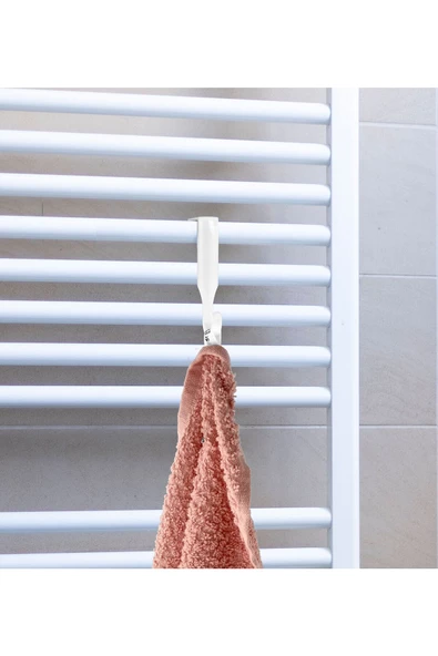 12 Adet Pratik Plastik Çekmece Ve Dolap Kapağına Takılabilen Çok Amaçlı Askılık - 3