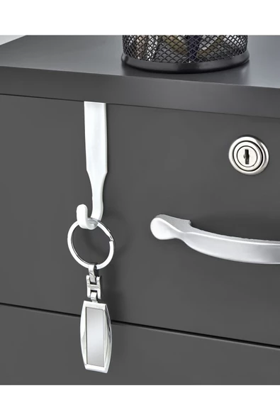 12 Adet Pratik Plastik Çekmece Ve Dolap Kapağına Takılabilen Çok Amaçlı Askılık - 2