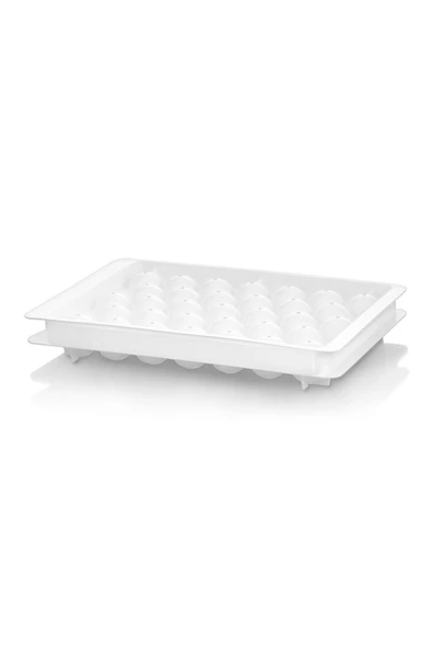 Pratik 33'lü Küre Misket Buz Kalıbı Kapaklı 33 Hazneli Yuvarlak Buz Kalıbı Kokteyl Sunum Buz Kalıbı - Resim 2