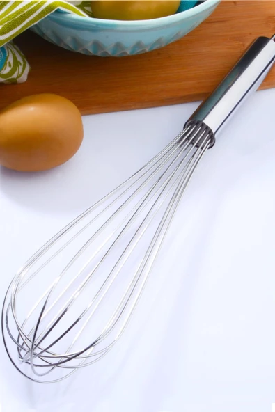 Metal Paslanmaz Çırpıcı 35 Cm - 1