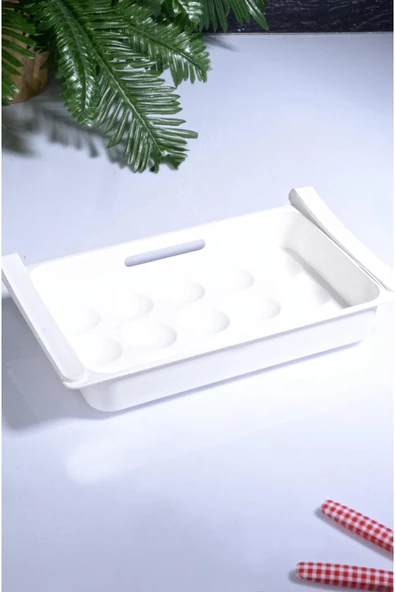 Eggo Pratik Geçmeli Mandallı Raf Yumurtalık 15'li Dolap Içi Yumurta Saklama Kutusu - 3