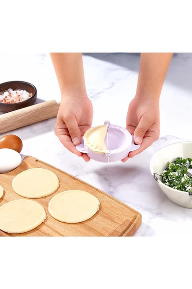 Pratik Ravioli Poğaça Çiğ Börek Mantı Kurabiye Kalıbı Plastik 1 Adet - 2