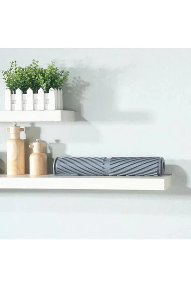 Büyük Boy Silikon Su Toplamaz Bulaşık Kurutma Matı Bulaşıklık - Bulaşık Altlığı 44 X 33 Cm - 7