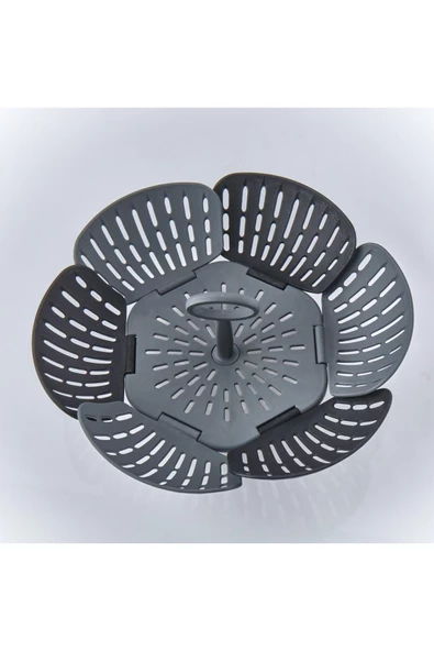 Pratik Buharda Lezzetli Sebze Meyve Haşlama Pişirme Sepeti Katlanabilir Haşlayıcı Aparat - Resim 2