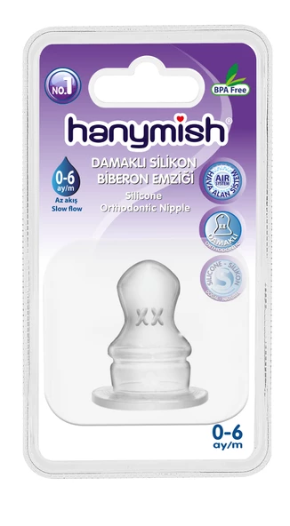 HANYMISH BİBERON DAMAKLI YEDEK UÇ NO:1 - 2